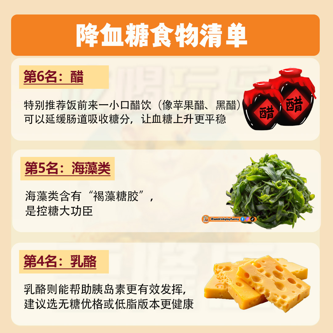 大马吃喝玩乐 - 降血糖食物