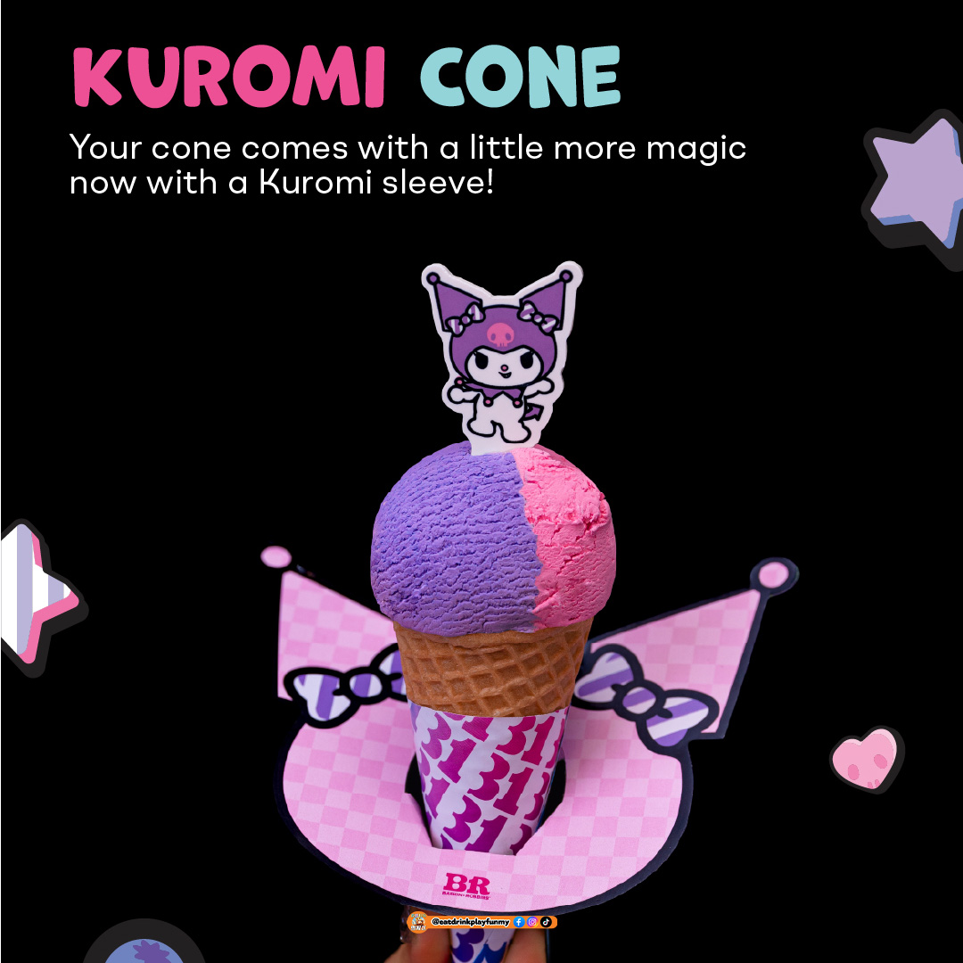大马吃喝玩乐 - Baskin Robbins x Kuromi 联名