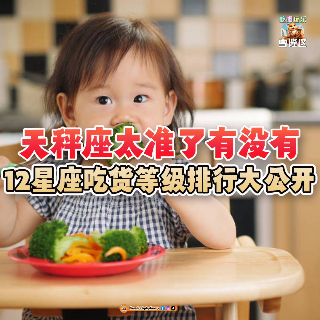大马吃喝玩乐 - 12星座吃货等级排行