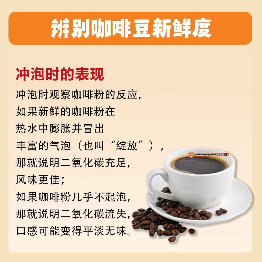 大马吃喝玩乐 - 辨别咖啡豆新鲜度