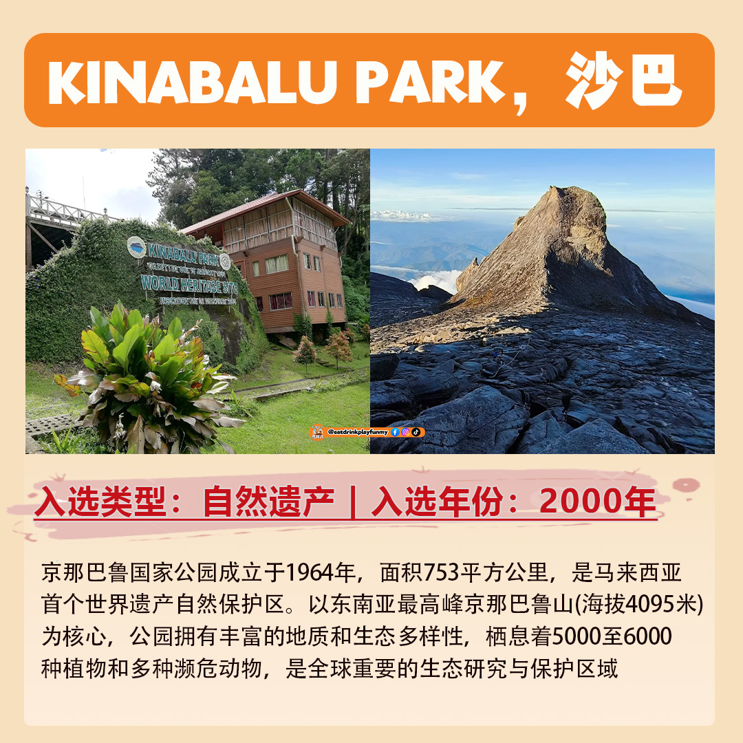 大马吃喝玩乐 - 马来西亚六大世界遗产